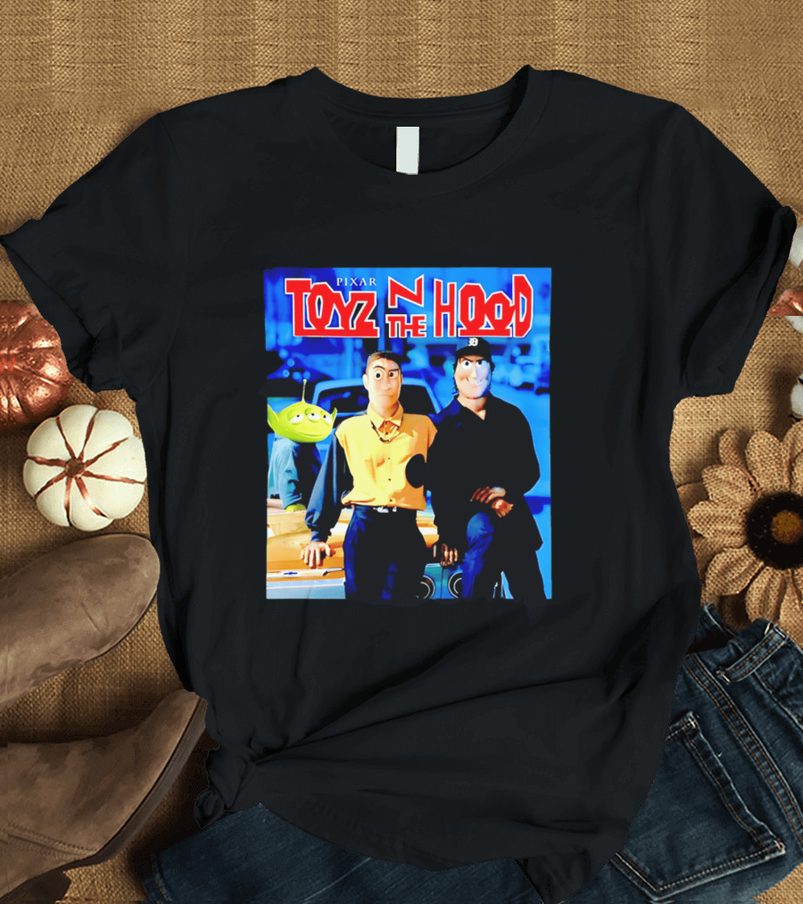 Pixar Toyz N The Hood Parody Toy Story Characters T-Shirt