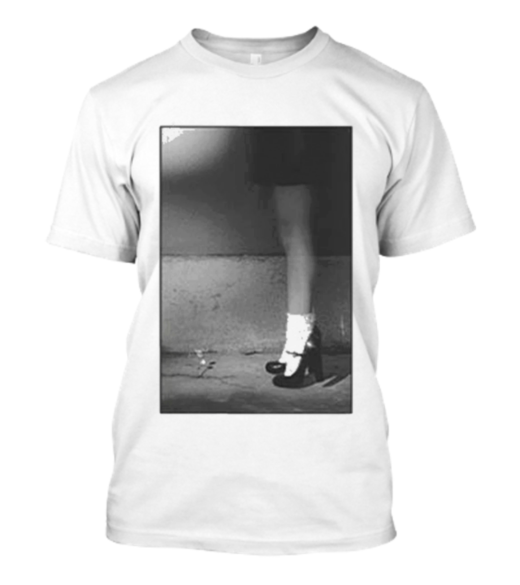 Ariana Grande Petal In The Pavement Vintage Aesthetic Monochrome T-Shirt