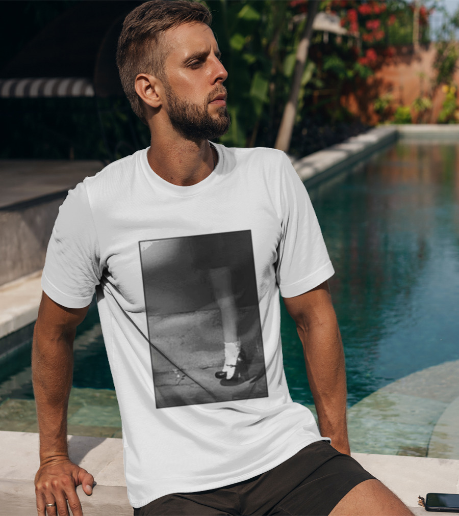 Ariana Grande Petal In The Pavement Vintage Aesthetic Monochrome T-Shirt