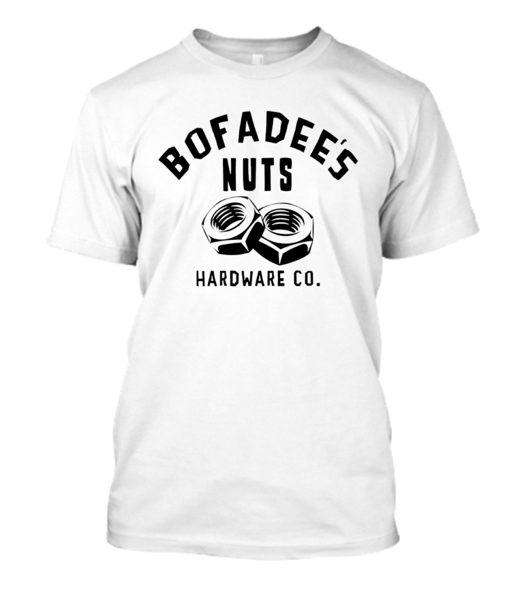 Bofadee's Nuts Hardware Co Two Hexagonal Fasteners T-Shirt