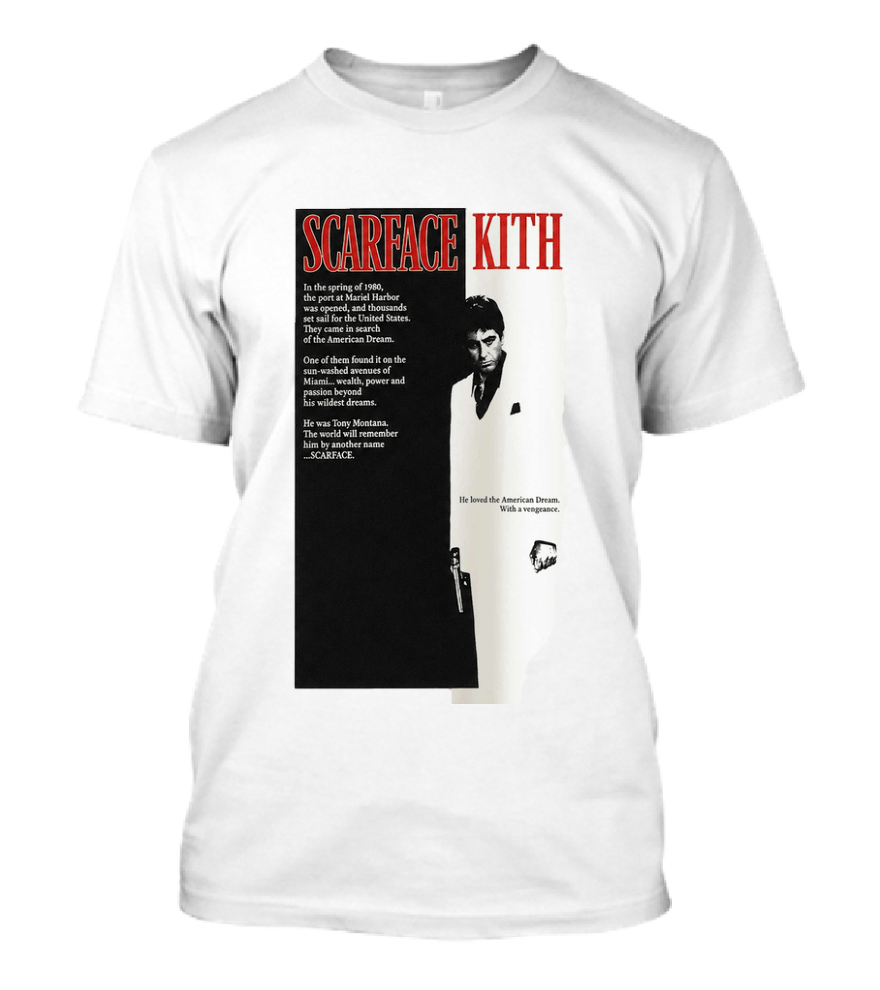 Scarface Kith Tony Montana American Dream 1980 T-Shirt
