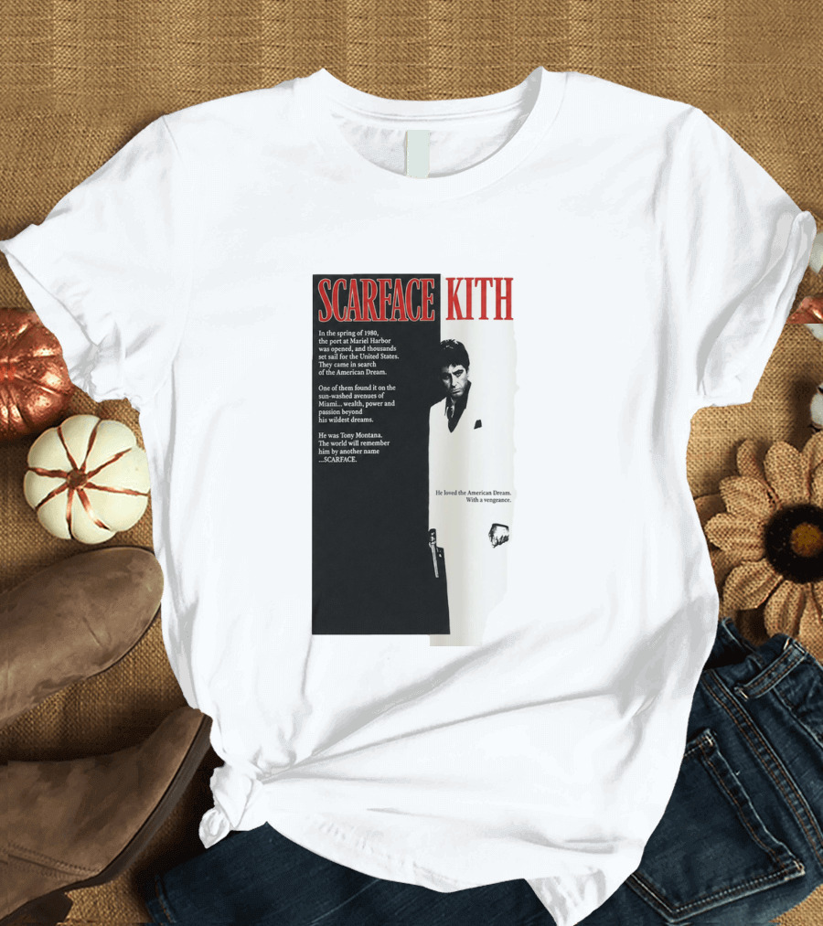 Scarface Kith Tony Montana American Dream 1980 T-Shirt