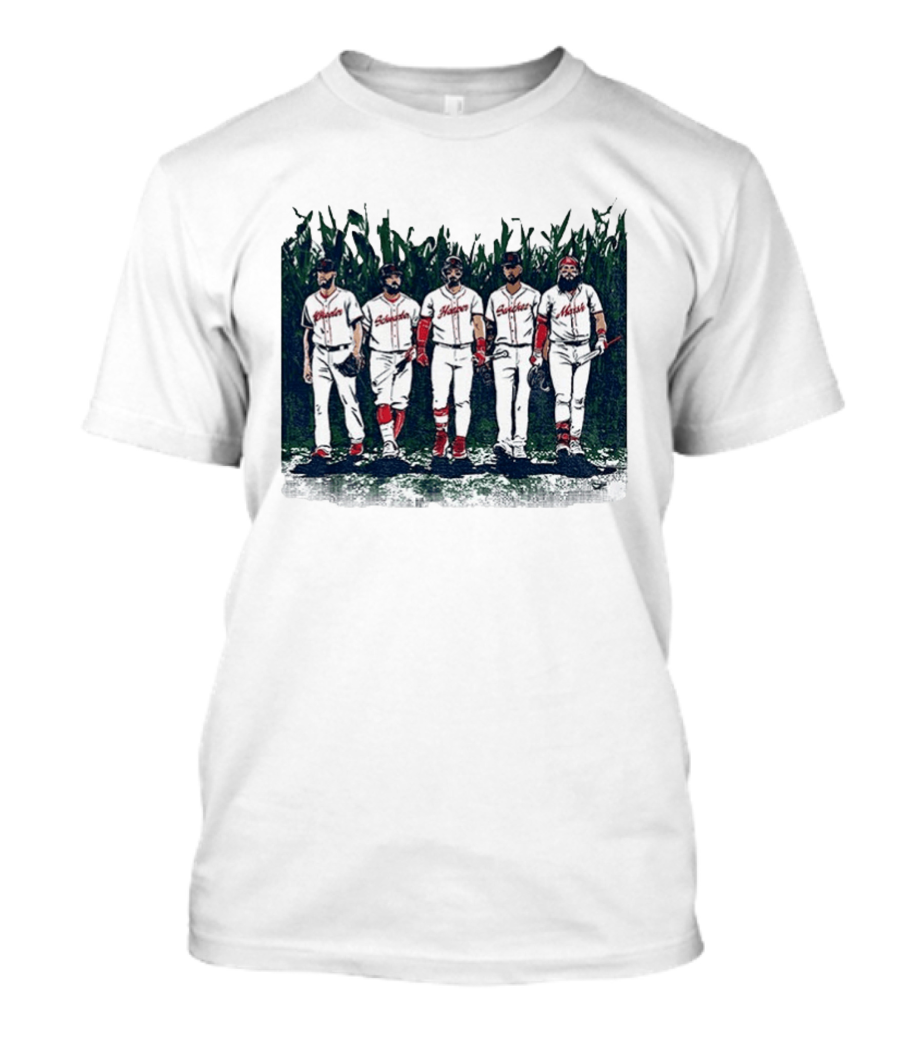 Iowa Cornfield Philadelphia Phillies Baseball Is This Heaven T-Shirt