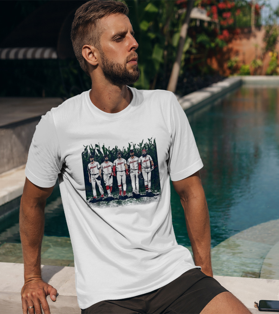 Iowa Cornfield Philadelphia Phillies Baseball Is This Heaven T-Shirt
