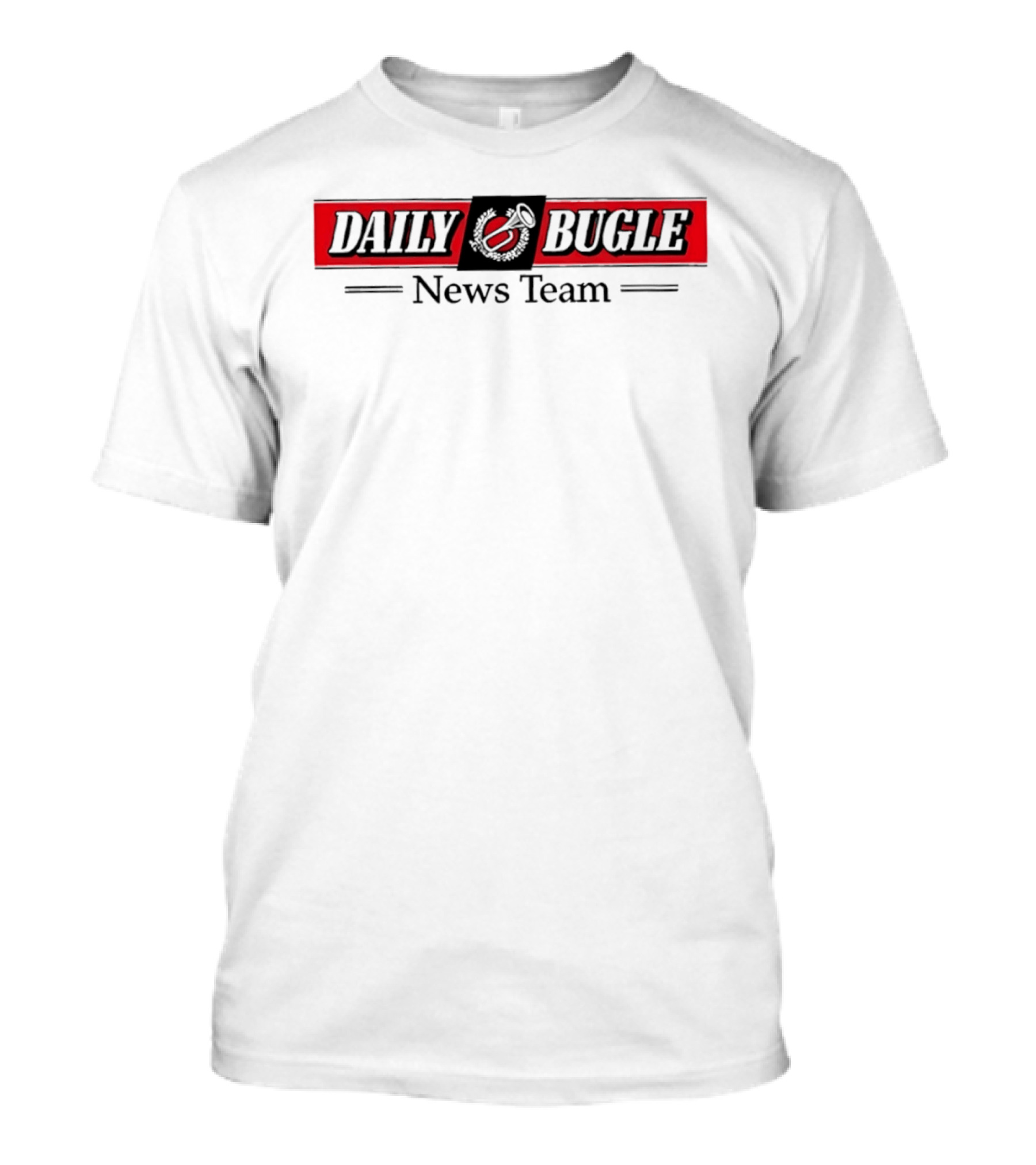 Daily Bugle News Team Logo With Iconic Newspaper T-Shirt