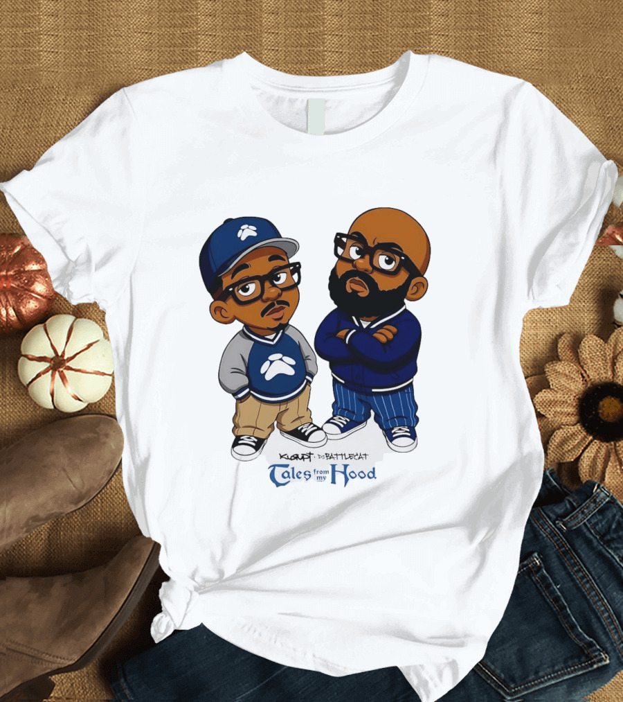 Kurupt DJ Battlecat Tales From My Hood Characters T-Shirt