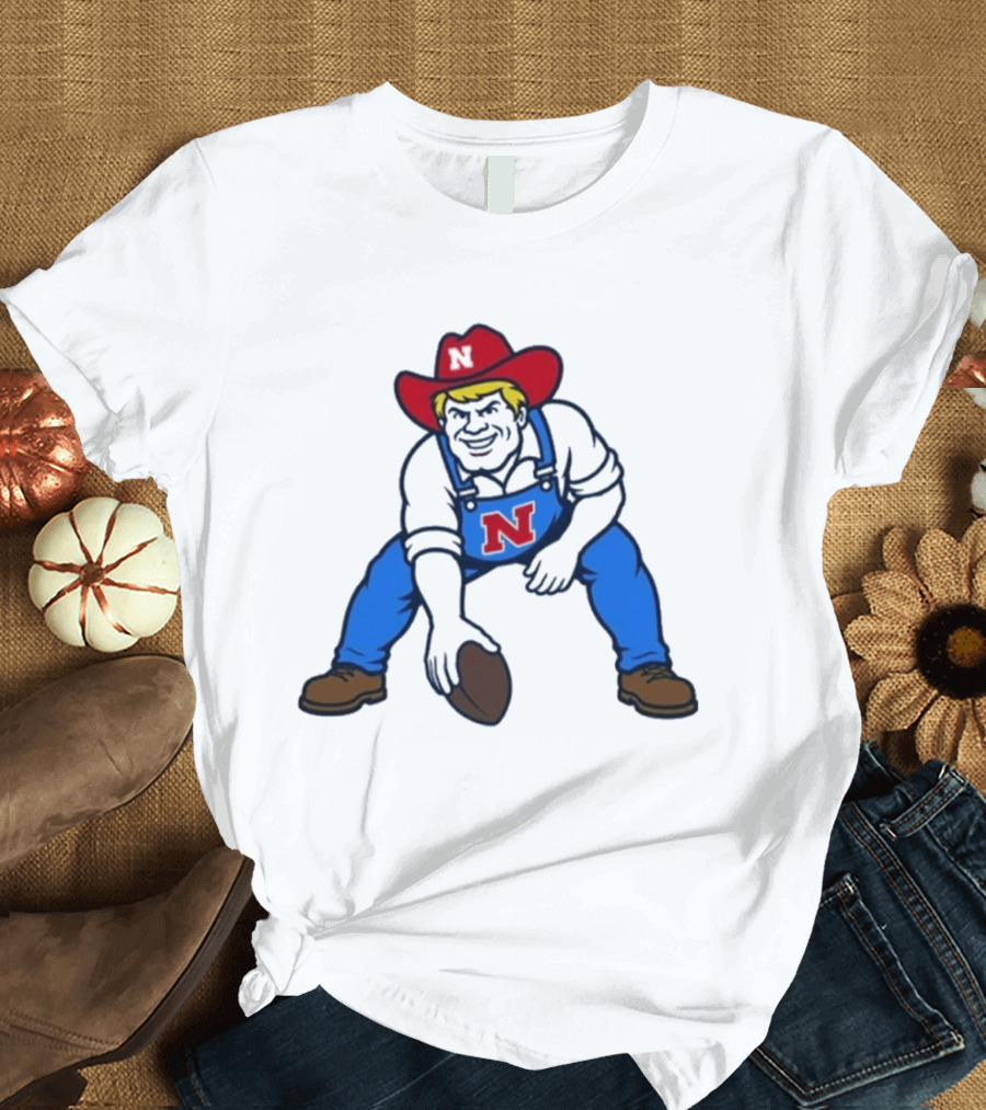 Herbie Husker Nebraska Cornhuskers Iconic Football T-Shirt