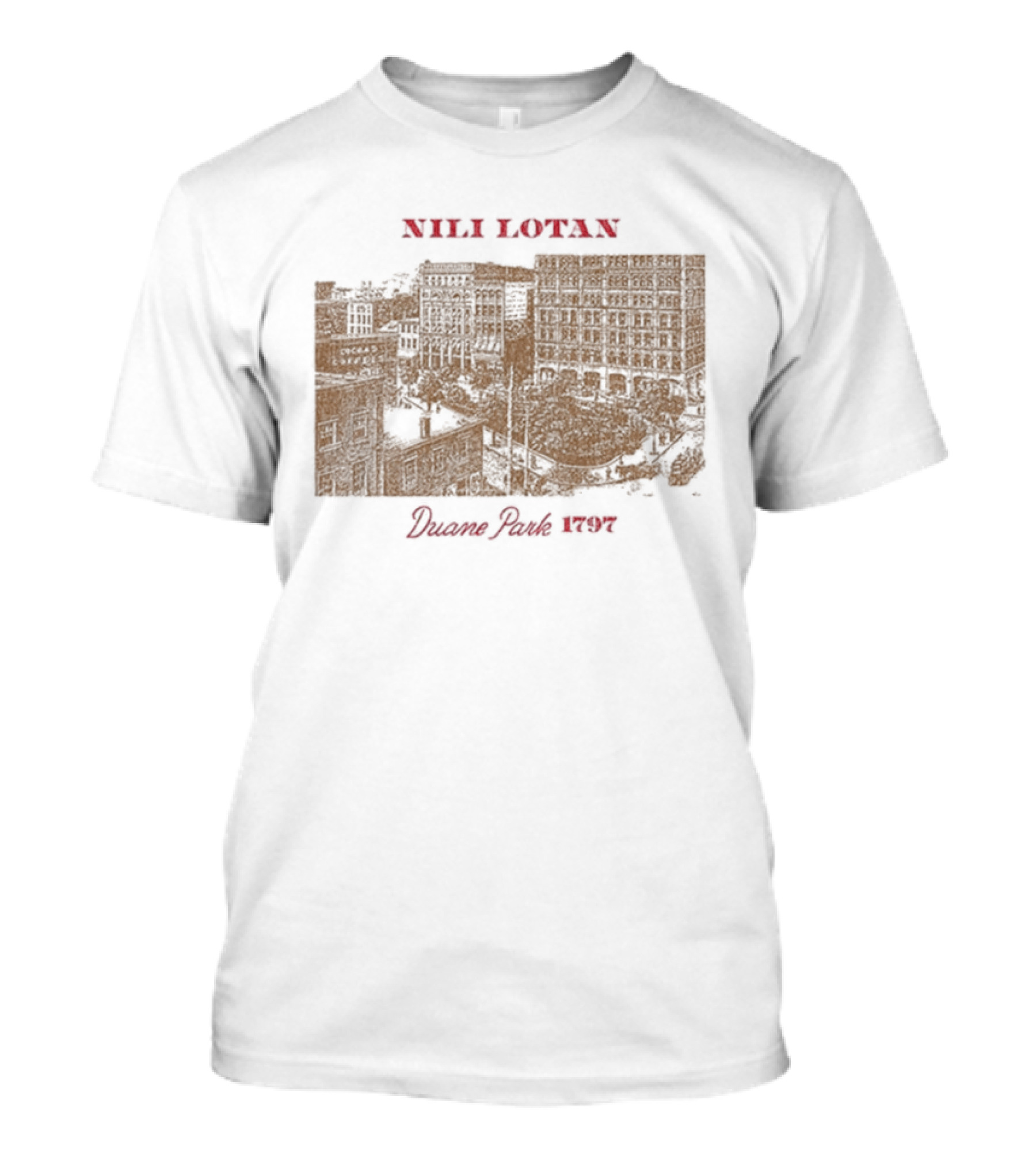 Nili Lotan Duane Park 1797 Architecture Scene T-Shirt