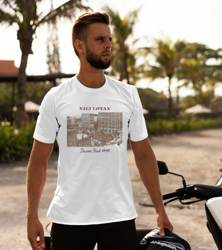 Nili Lotan Duane Park 1797 Architecture Scene T-Shirt