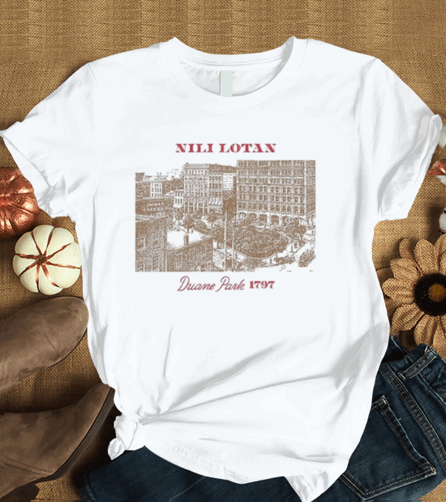 Nili Lotan Duane Park 1797 Architecture Scene T-Shirt