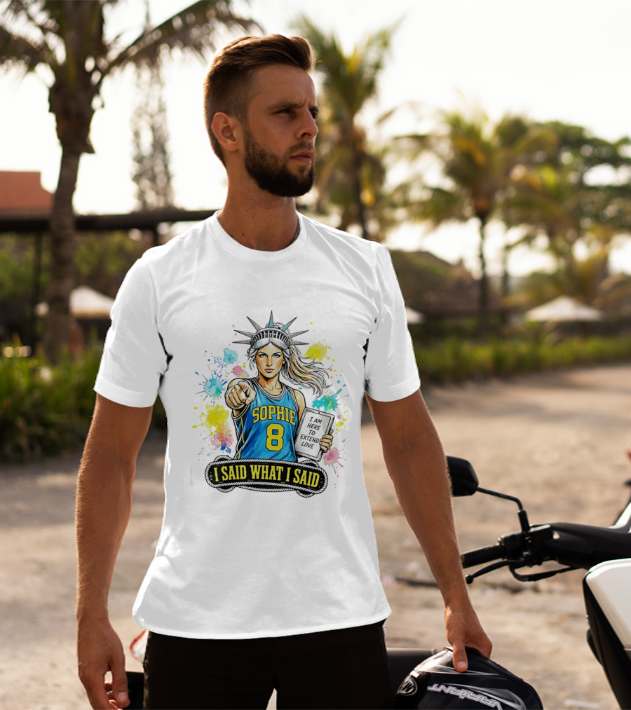Sophie Cunningham Liberty Number 8 Jersey I Said What I Said Extend Love T-Shirt