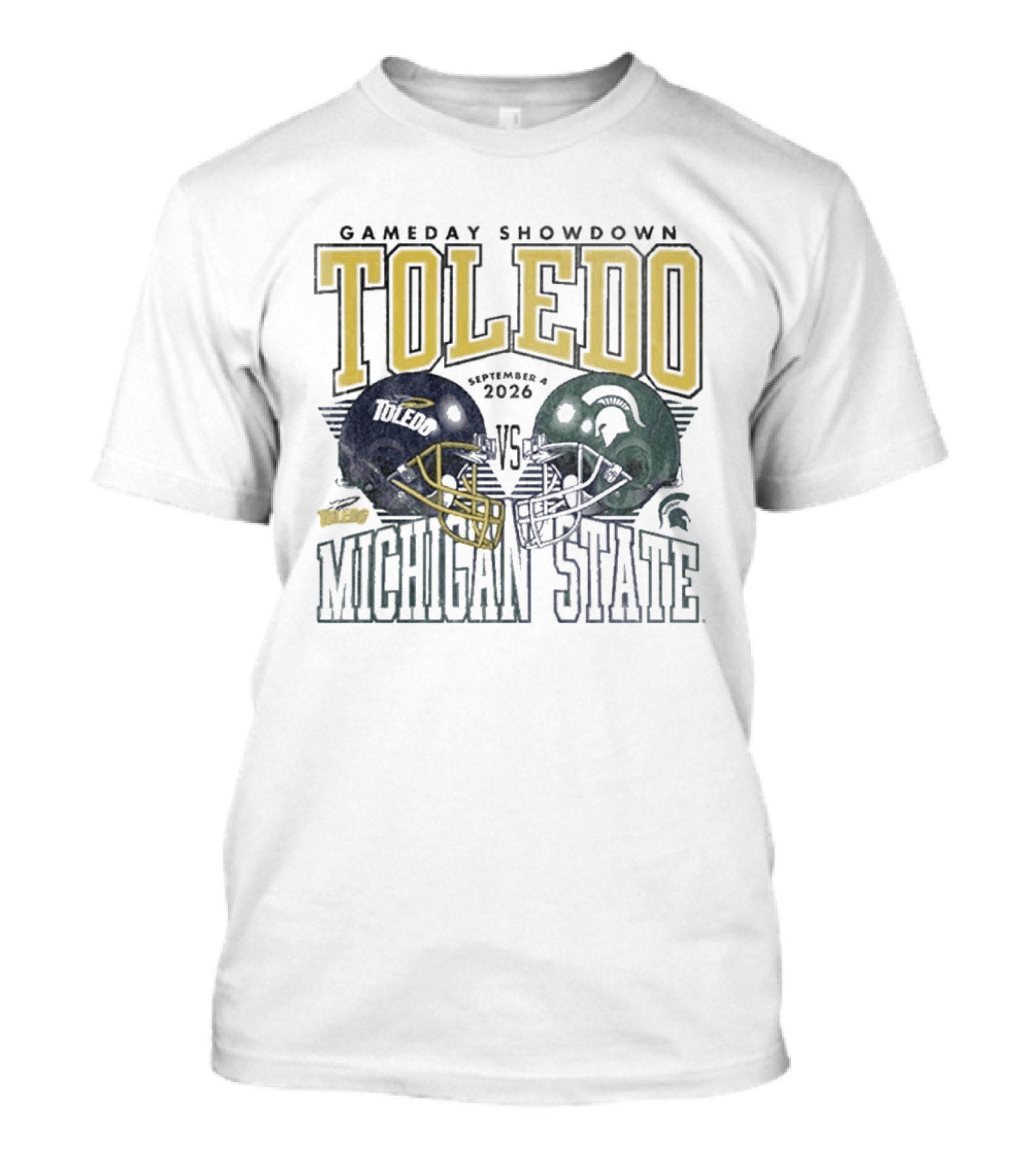Toledo Rockets Michigan State Spartans Gameday Showdown September 4 2026 T-Shirt