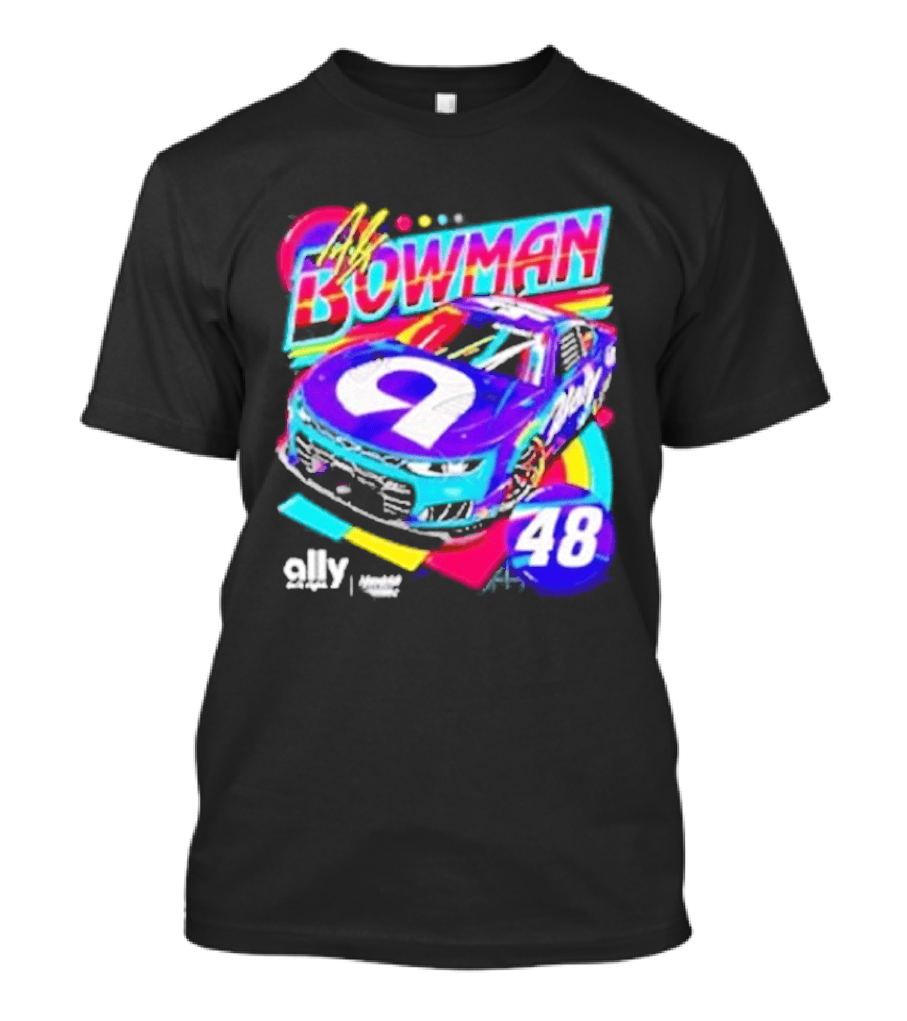 Alex Bowman 48 Ally Hendrick Motorsports Racing Car T-Shirt