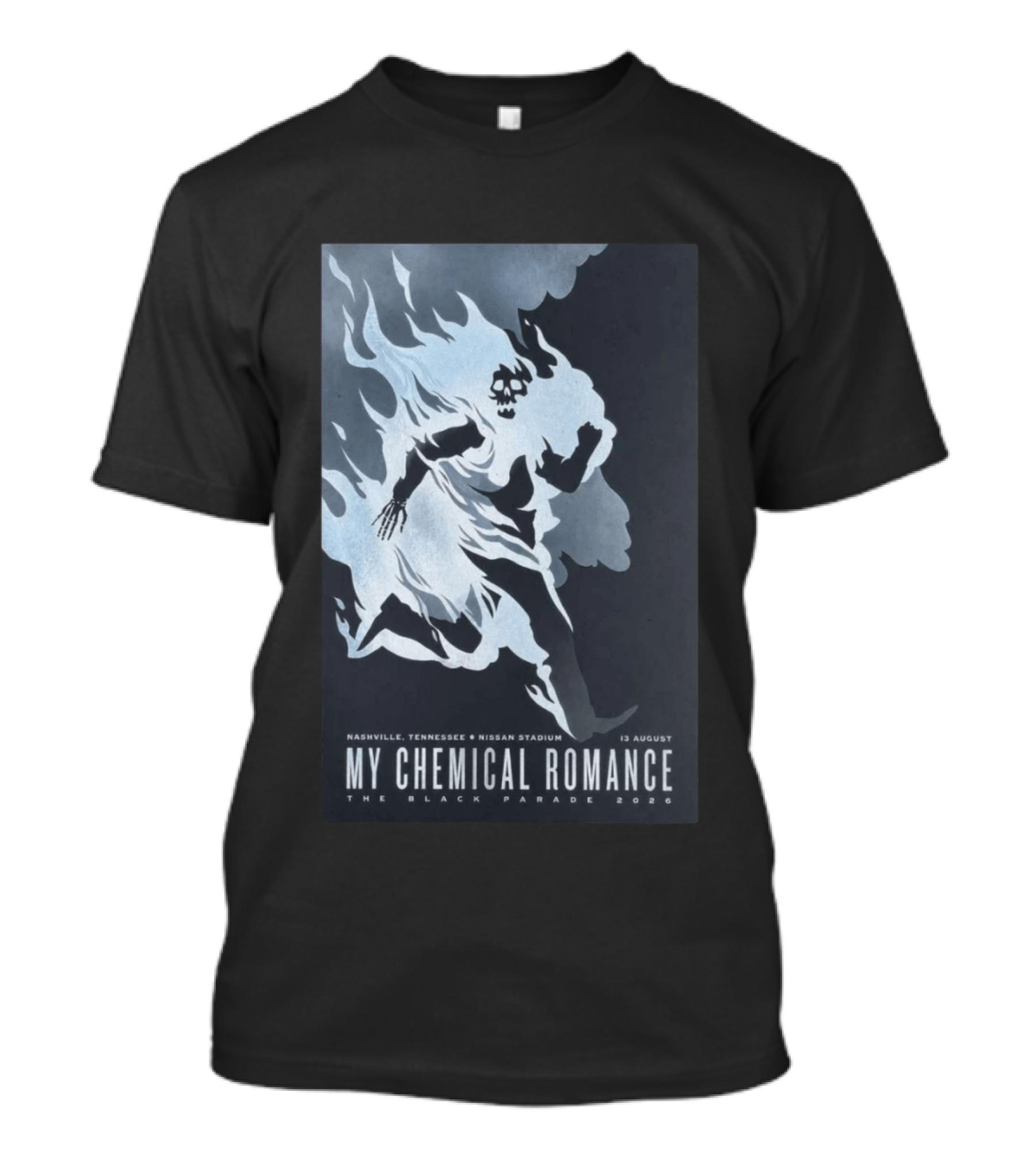 My Chemical Romance The Black Parade 2026 Nashville Nissan Stadium 13 August T-Shirt