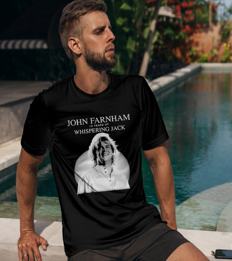 40 Years Of John Farnham Whispering Jack T-Shirt