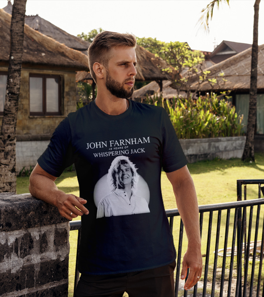 40 Years Of John Farnham Whispering Jack T-Shirt