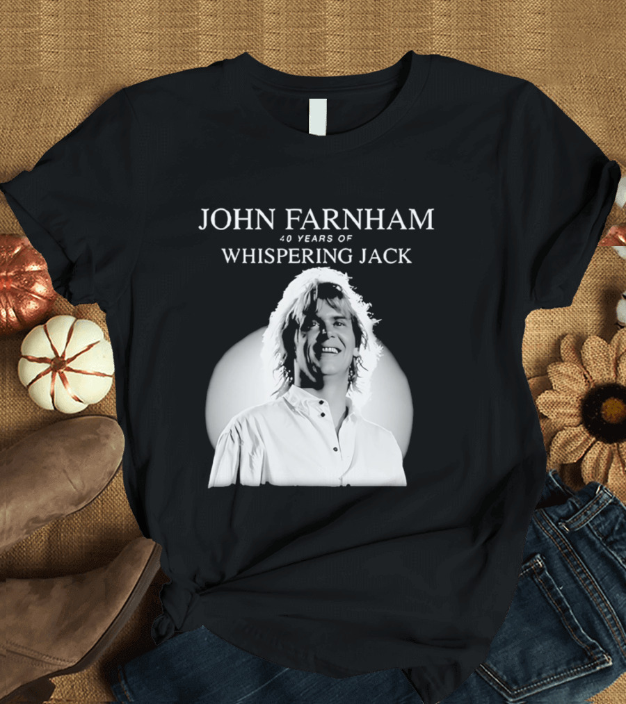 40 Years Of John Farnham Whispering Jack T-Shirt