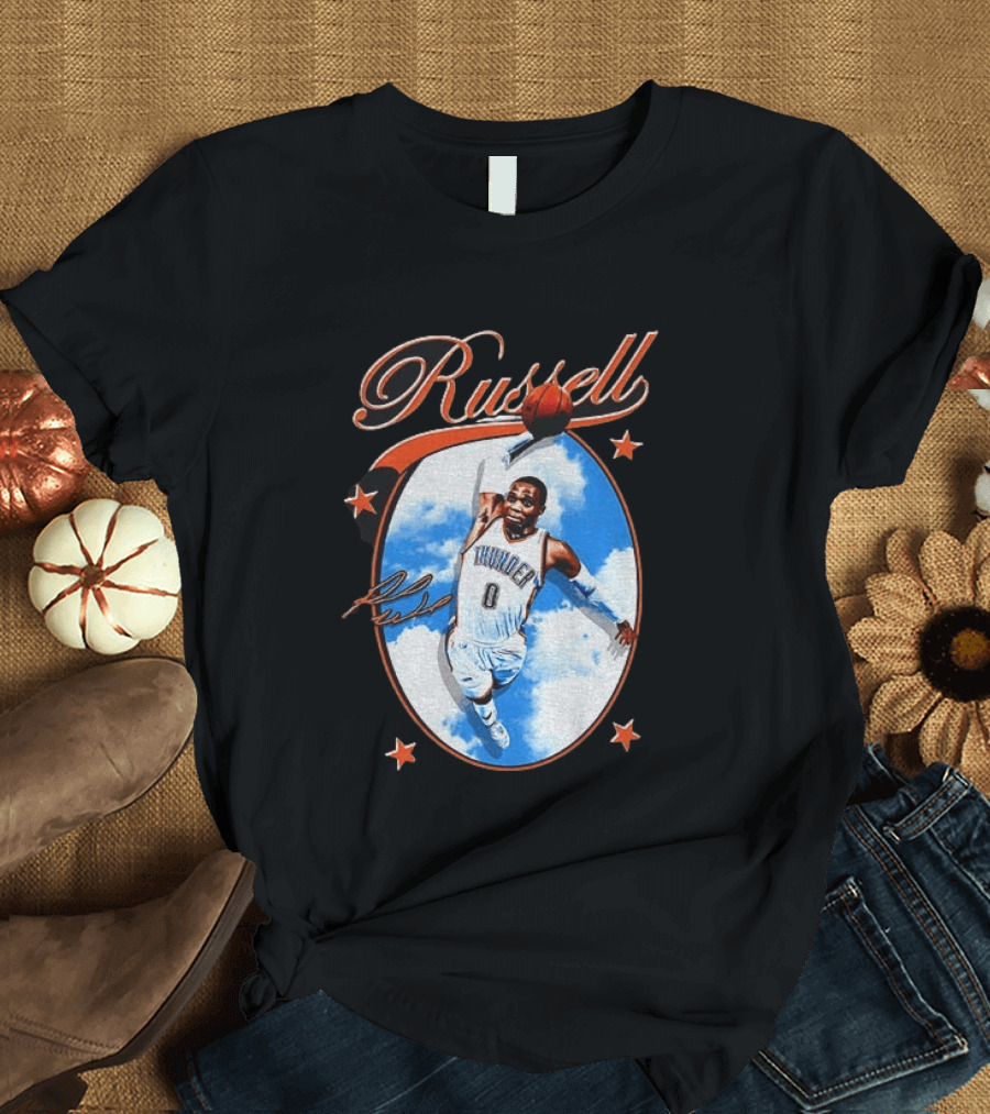 Russell Westbrook Thunder Basketball Legend T-Shirt