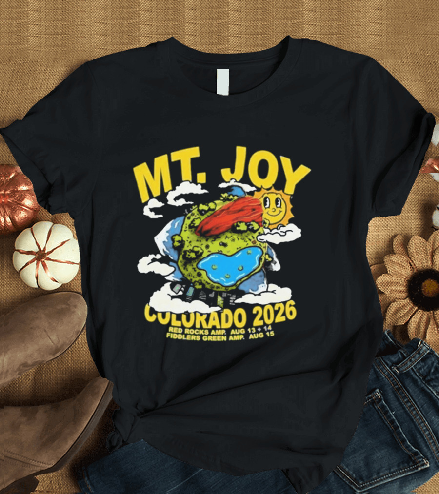 MT. Joy Colorado 2026 Red Rocks Amphitheatre August 13 Fiddler's Green August 15 T-Shirt