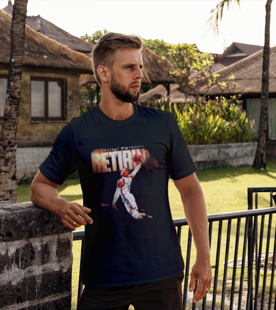 Russell Westbrook Retiring OKC Thunder Legend Dunk T-Shirt