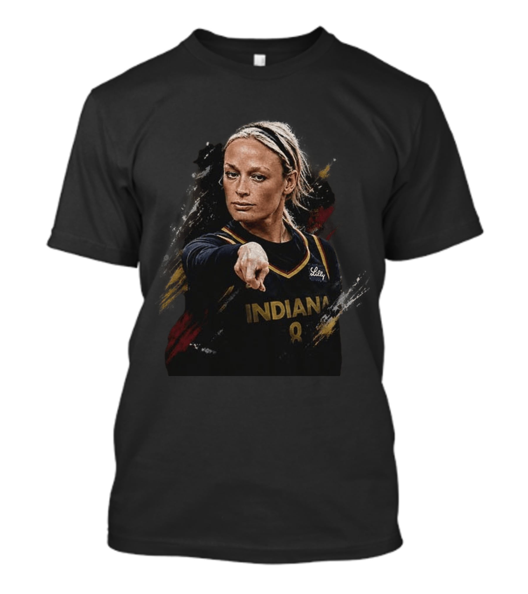 Indiana Basketball Sophie Cunningham Pointing Gesture 8 Jersey T-Shirt