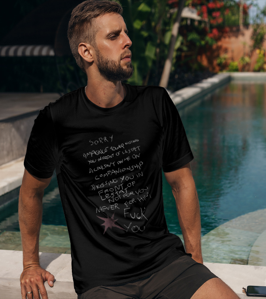 Sorry Magnus Tower You Never Asked For My Companionship In Front Of Lestat T-Shirt