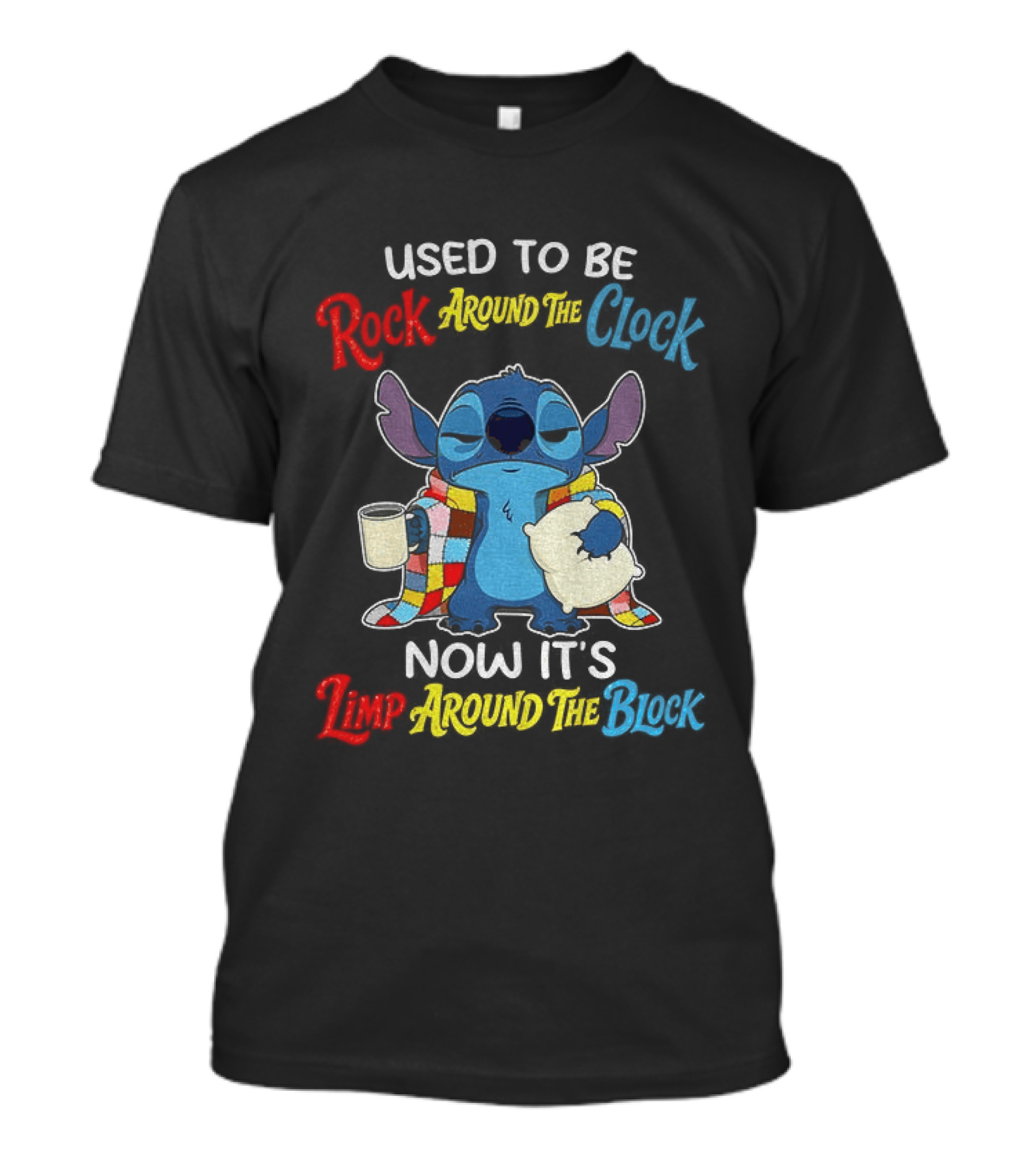 Stitch Used To Be Rock Around The Now It's Limp Around The Block T-Shirt