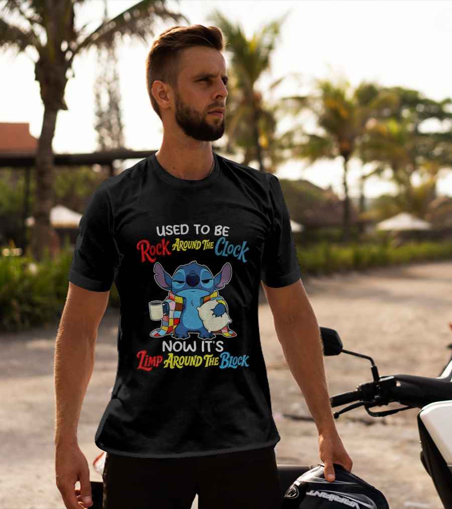 Stitch Used To Be Rock Around The Now It's Limp Around The Block T-Shirt