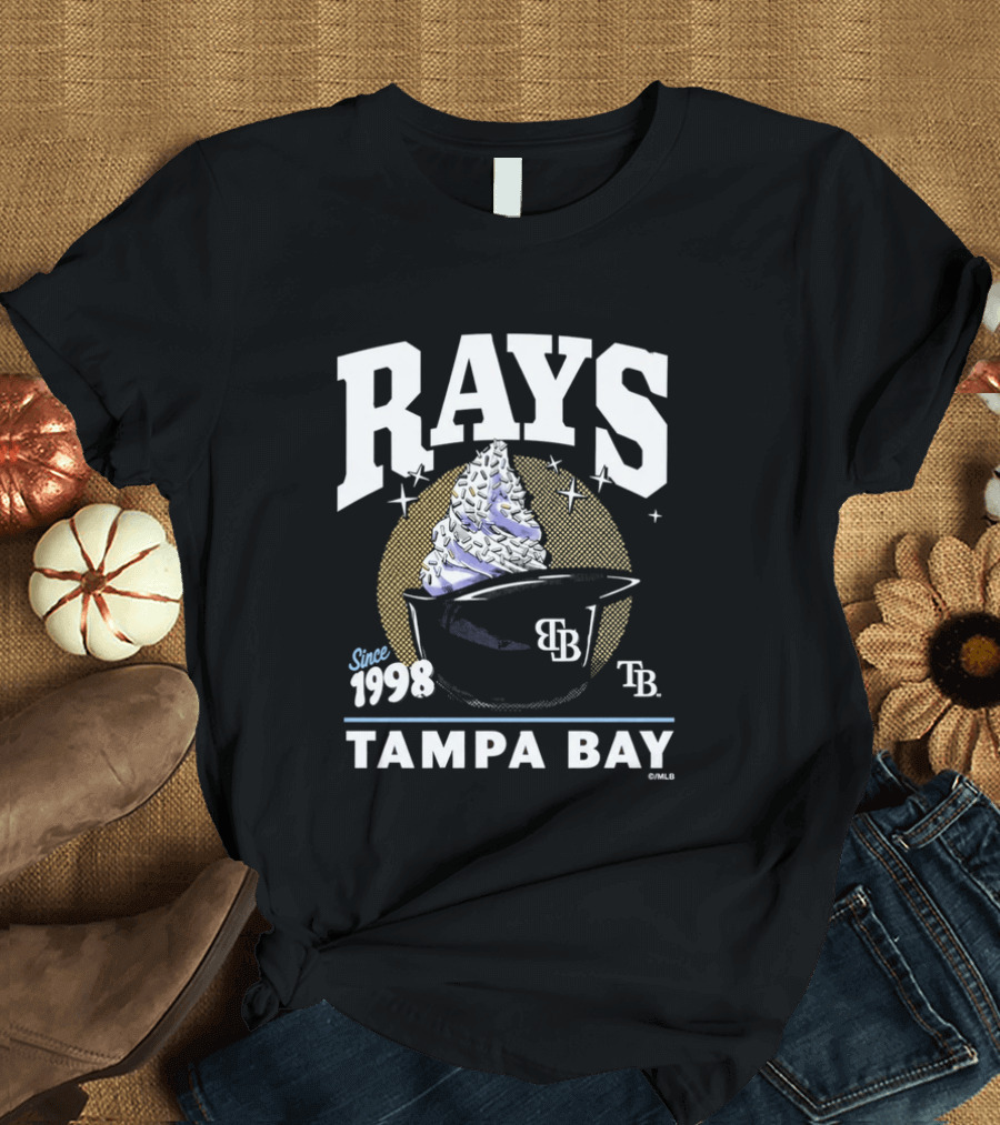 Rays Tampa Bay Since 1998 Ice Cream 2026 TB Cup T-Shirt
