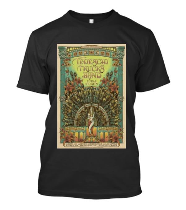 Tedeschi Trucks Band Lukas Nelson August 17 2026 The Greek Theatre Berkeley California T-Shirt