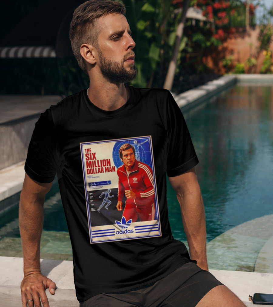 The Six Million Dollar Man Adidas Bionic Performance Originals T-Shirt