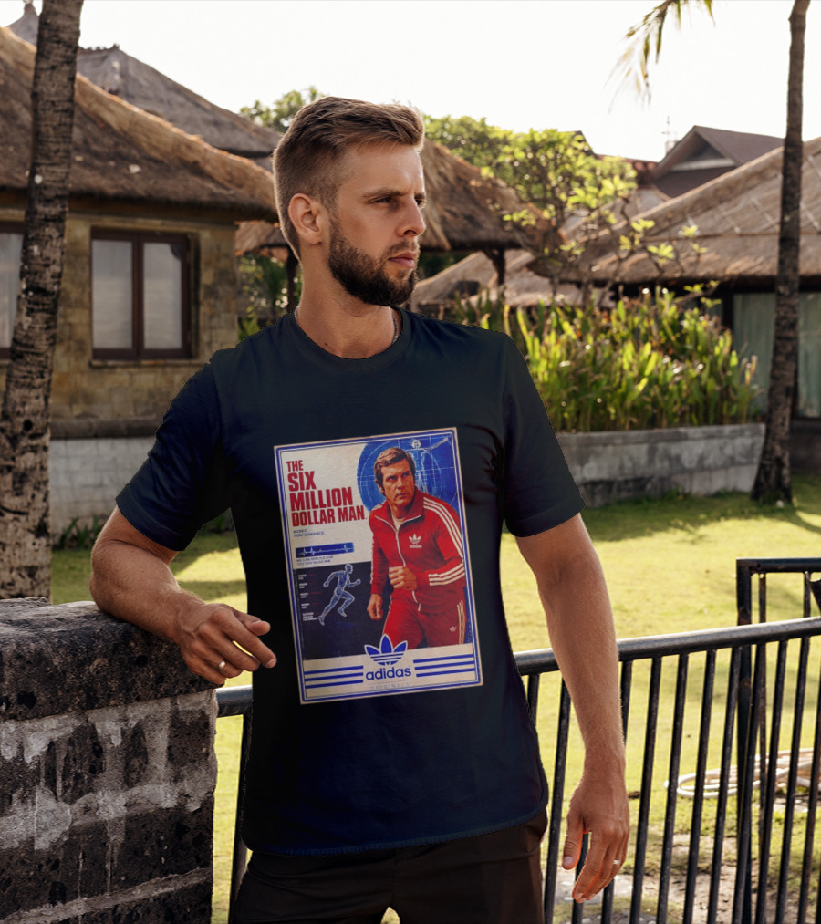 The Six Million Dollar Man Adidas Bionic Performance Originals T-Shirt