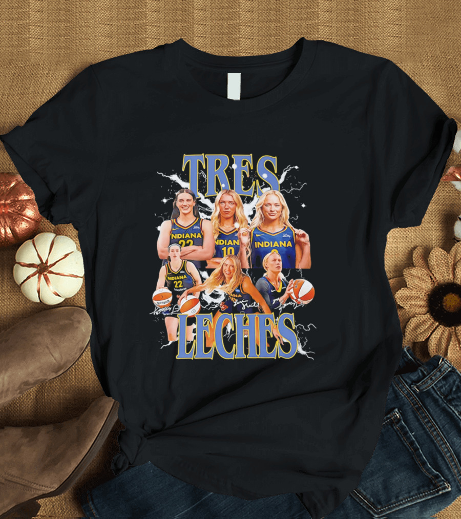 Indiana Fever Tres Leches Basketball Players T-Shirt