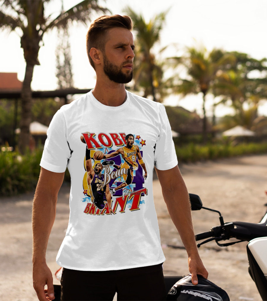 Kobe Bryant Bean Los Angeles Lakers 24 Dedication T-Shirt
