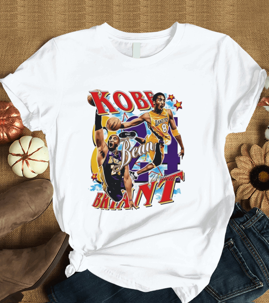 Kobe Bryant Bean Los Angeles Lakers 24 Dedication T-Shirt