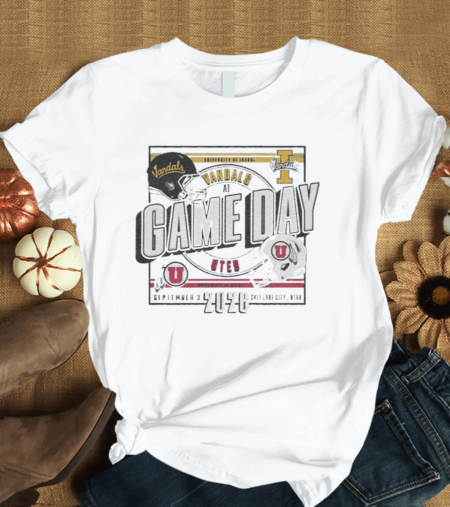 University Of Idaho Vandals At Utah Utes Game Day September 3 2026 Salt Lake City Utah T-Shirt