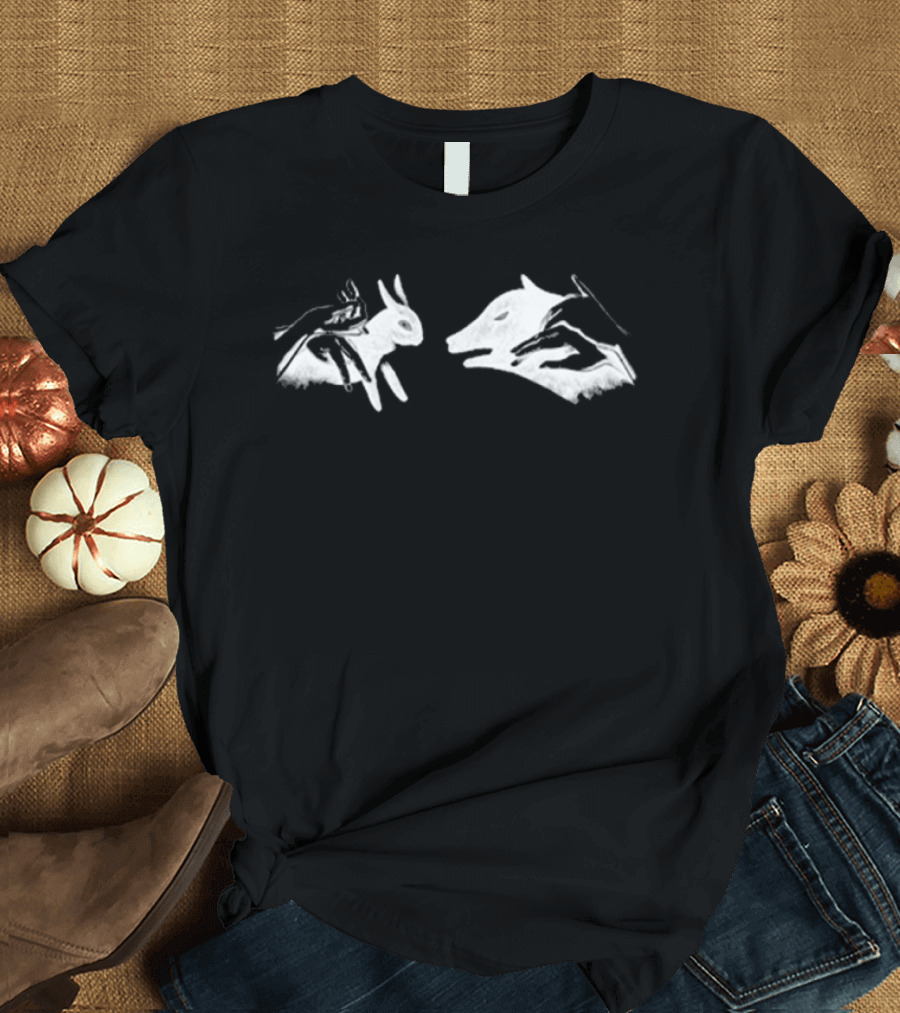 Bixby Shadow Puppets Tour Music White Hand T-Shirt