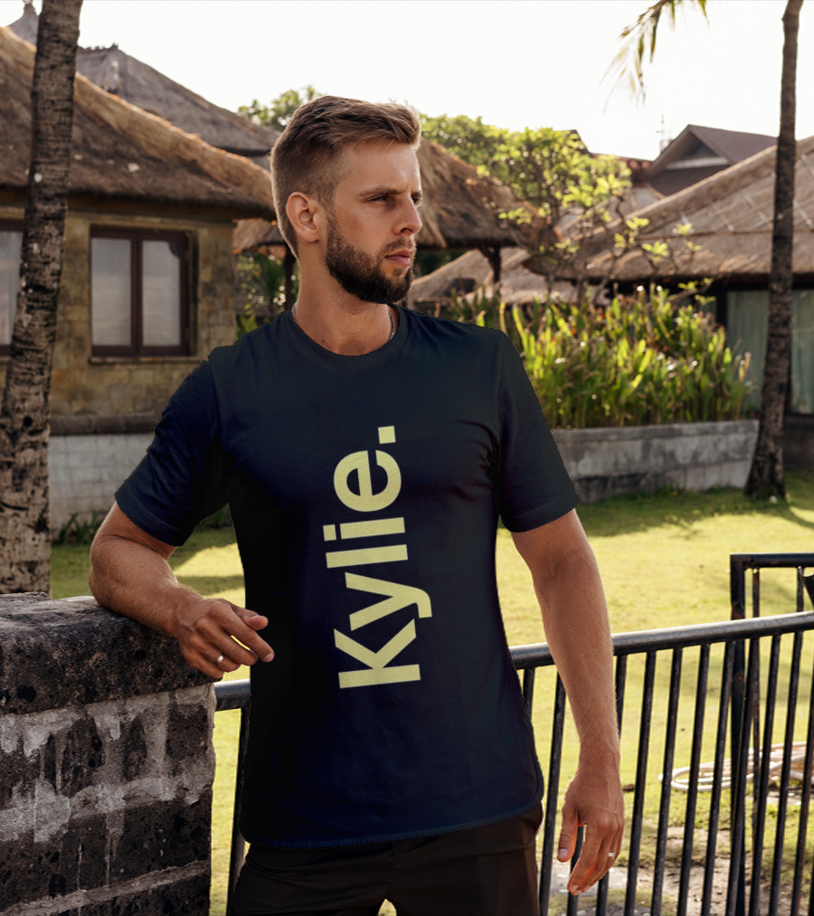 Kylie Minogue Vertical Yellow Kylie T-Shirt