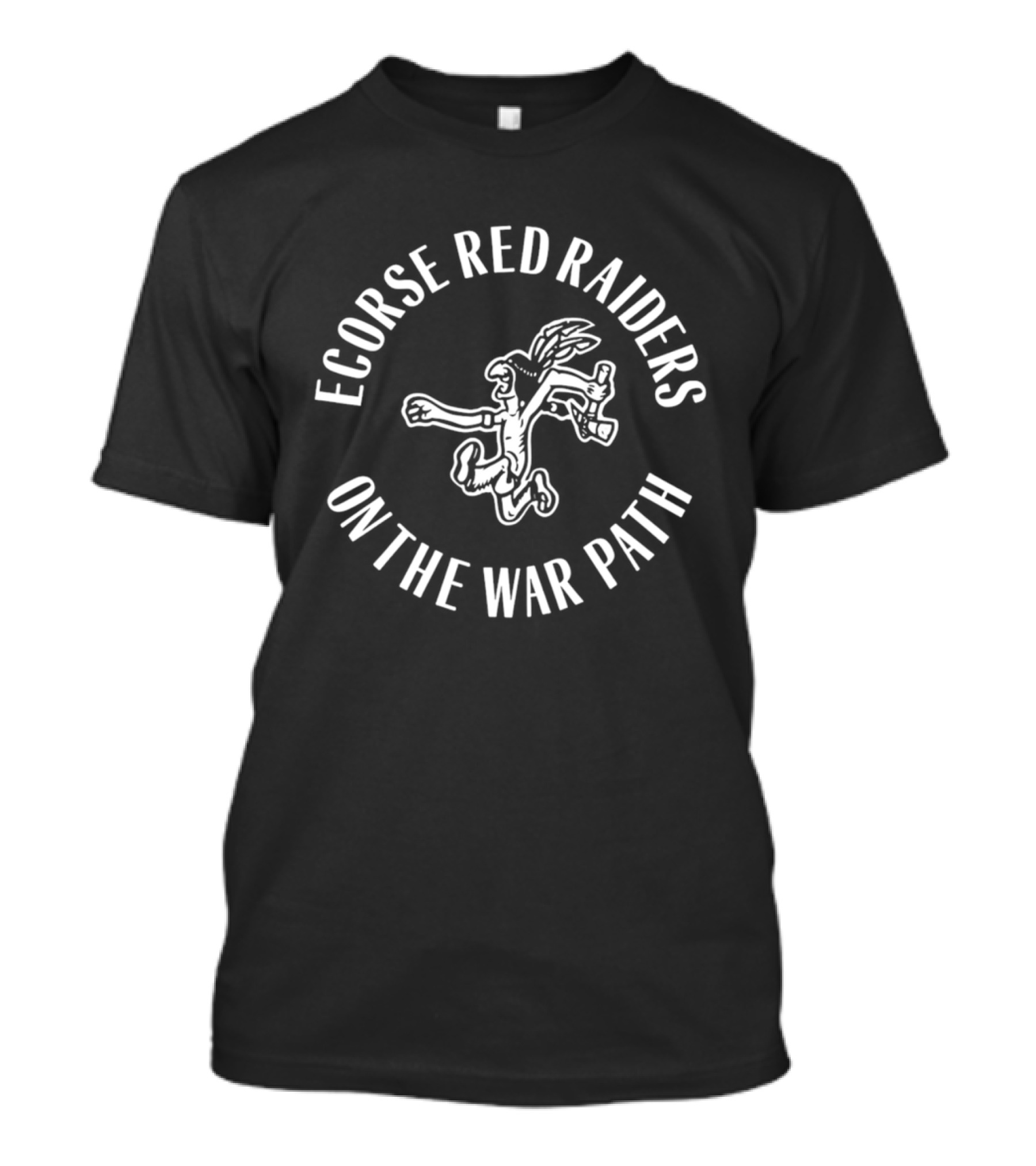 Ecorse Red Raiders On The War Path Jumping T-Shirt