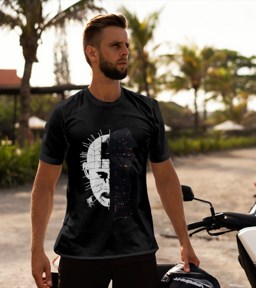 Halloween Horror Nights 2026 Hellraiser Pinhead Split T-Shirt