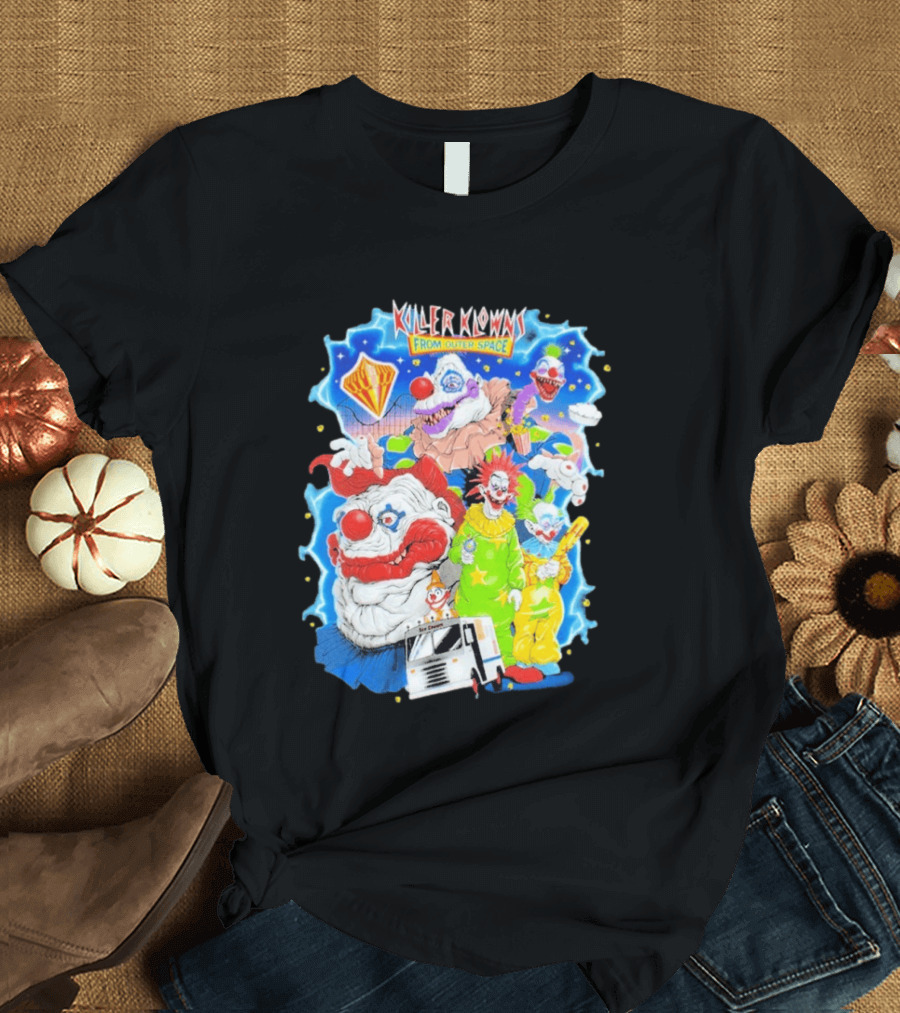 Killer Klowns From Outer Space Halloween Horror Nights 2026 Theme Park Journey T-Shirt