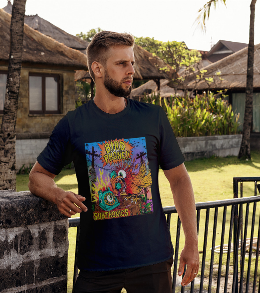 SUBTRONICS Bird Phone 2026 Friday Explosion T-Shirt