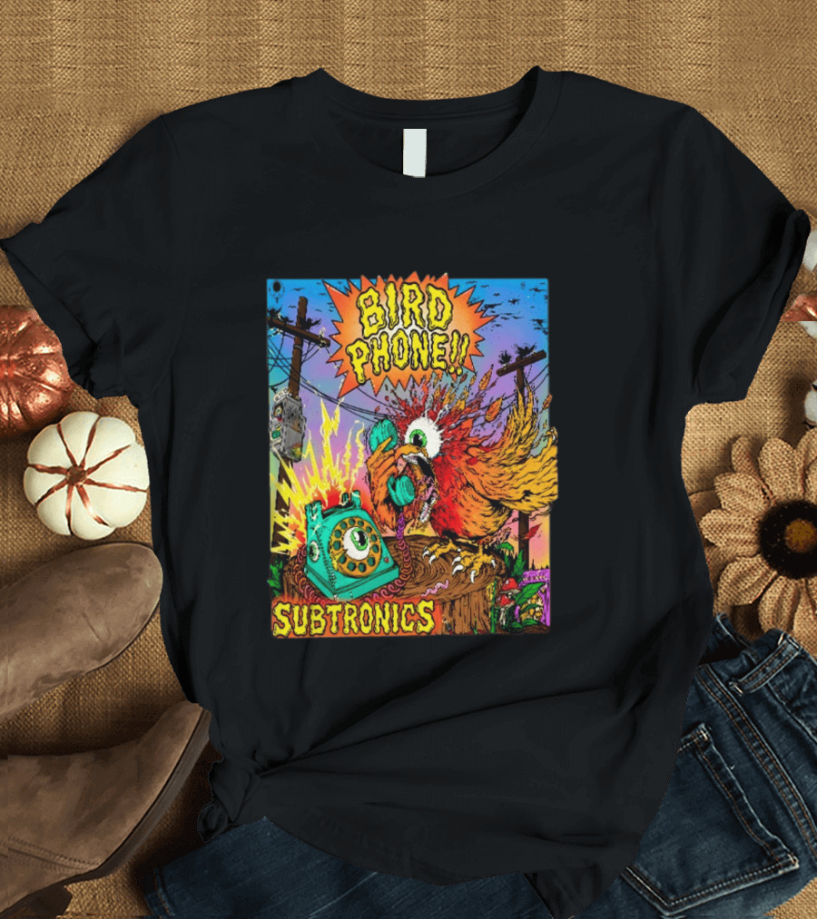 SUBTRONICS Bird Phone 2026 Friday Explosion T-Shirt
