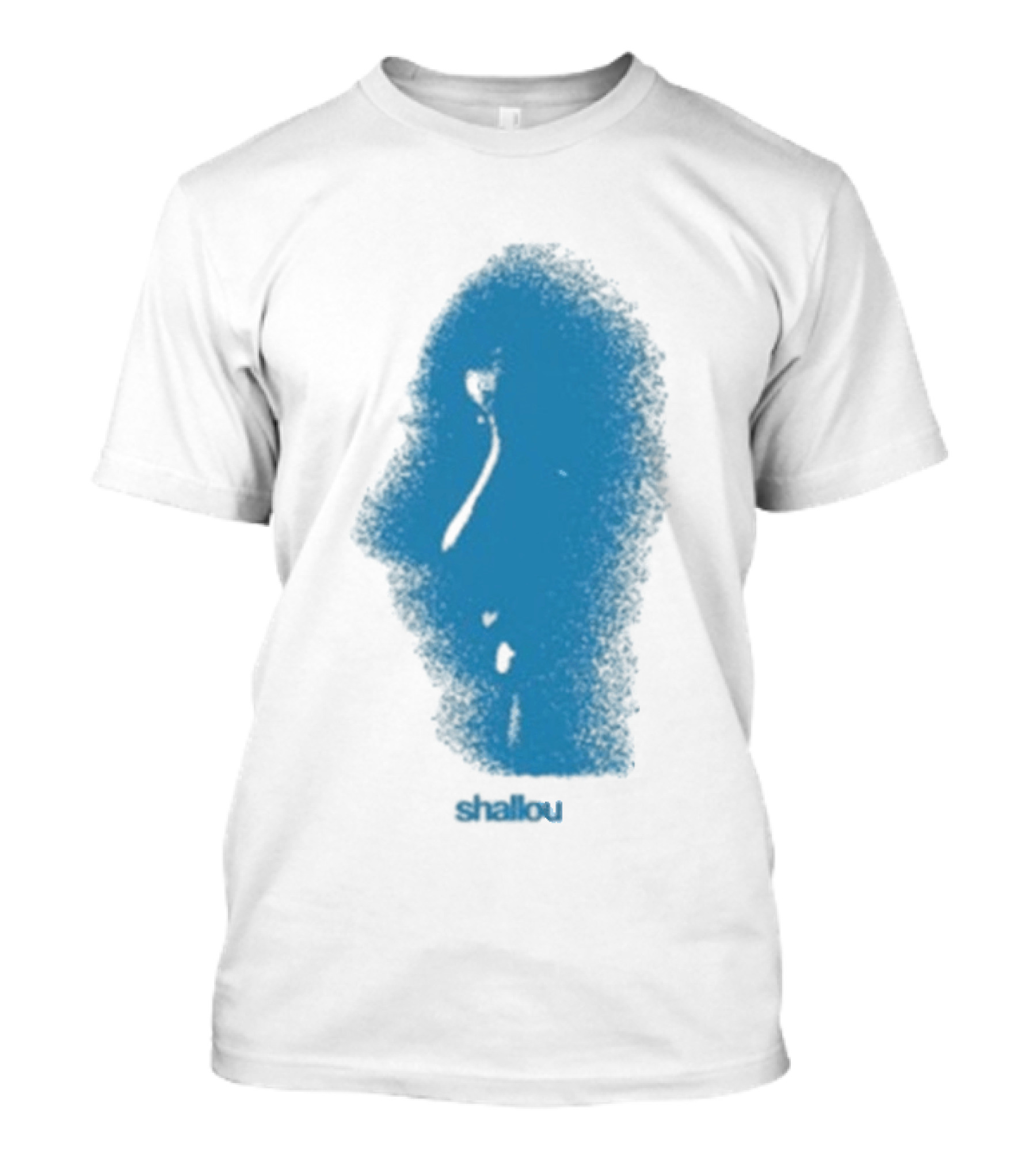 Ambient Inks Shallou Silhouette Blue Profile T-Shirt
