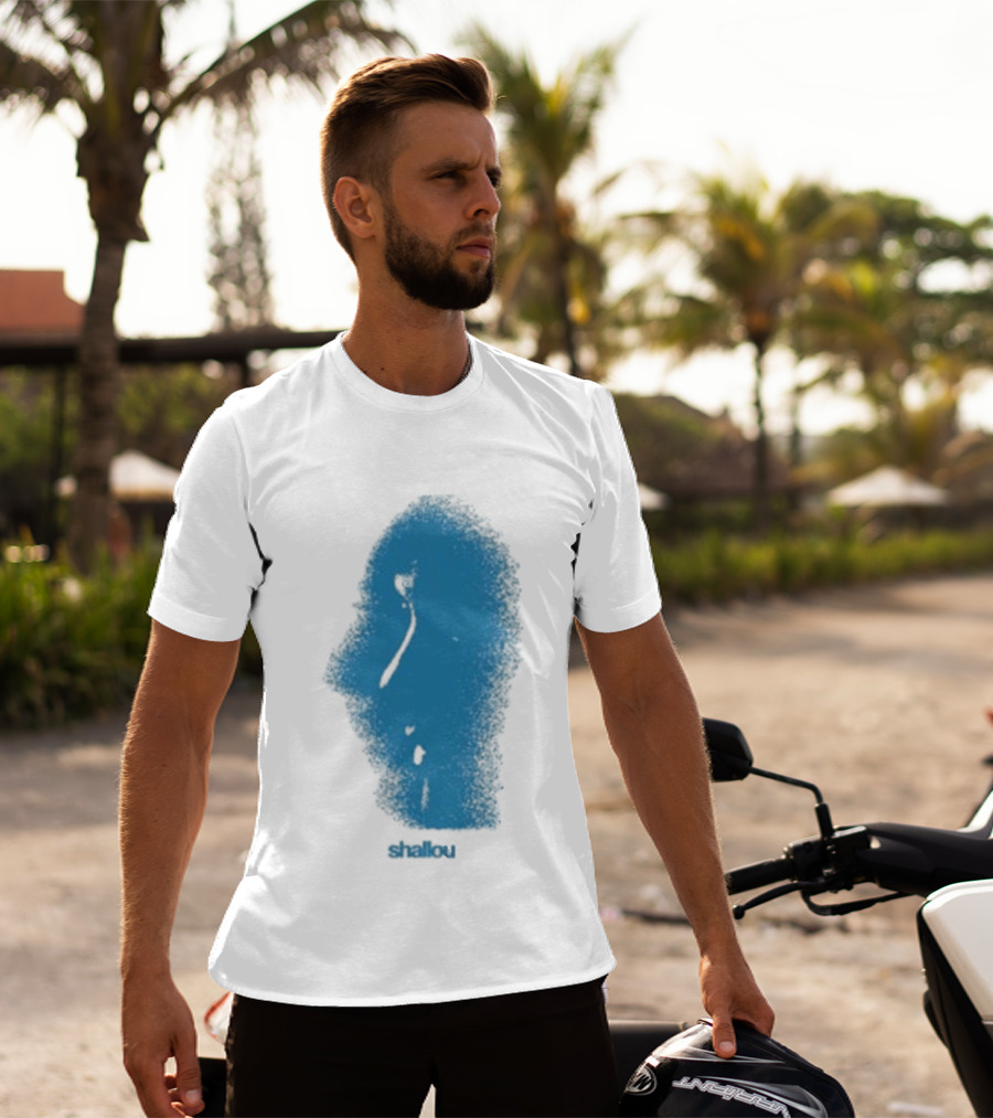 Ambient Inks Shallou Silhouette Blue Profile T-Shirt