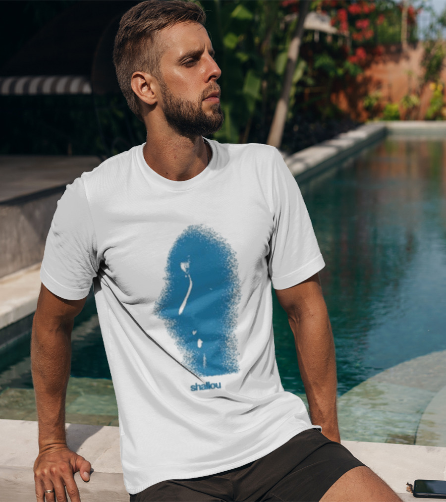 Ambient Inks Shallou Silhouette Blue Profile T-Shirt