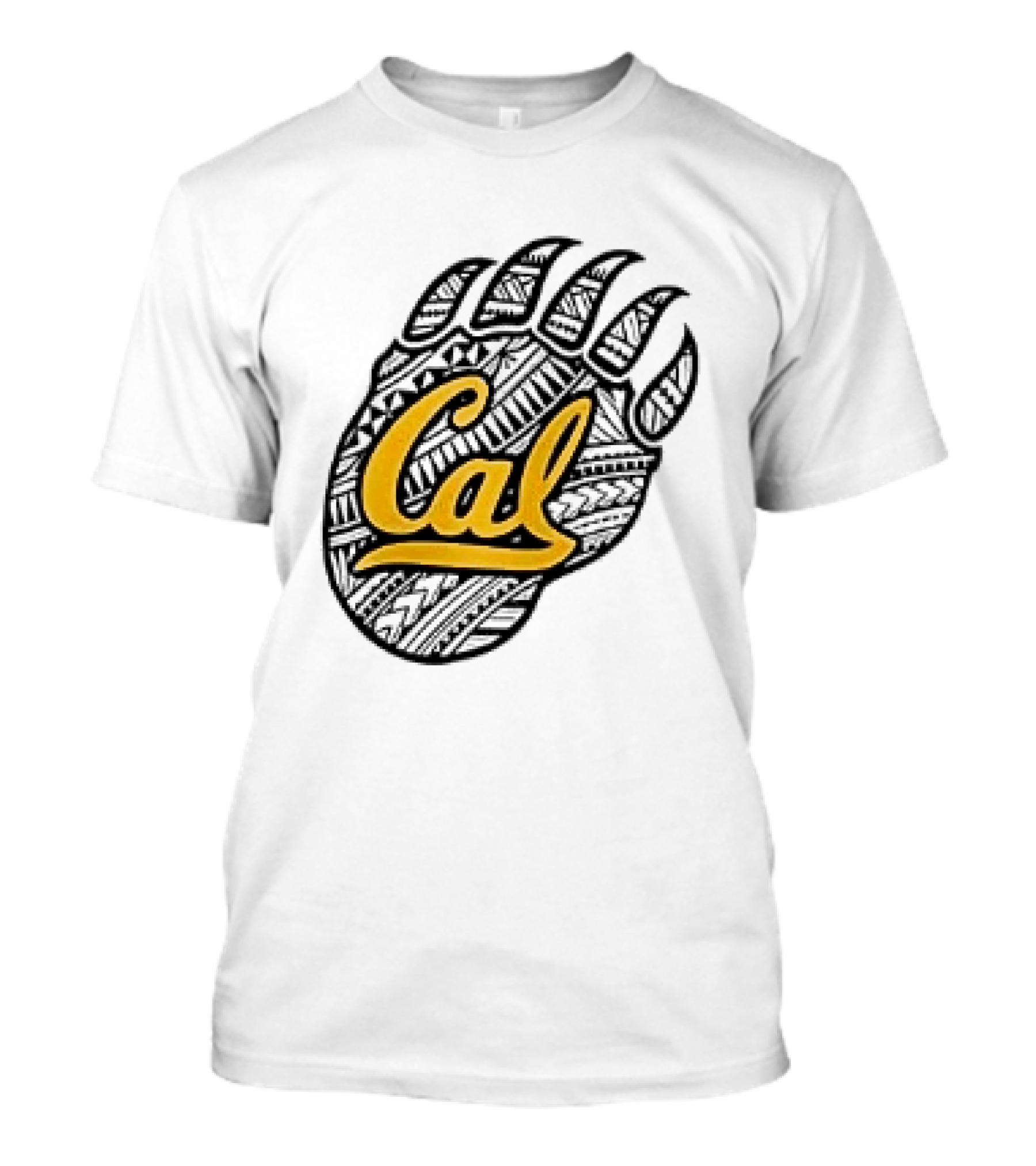 Cal Bears Football From The Bay To The Islands Bear Claw T-Shirt