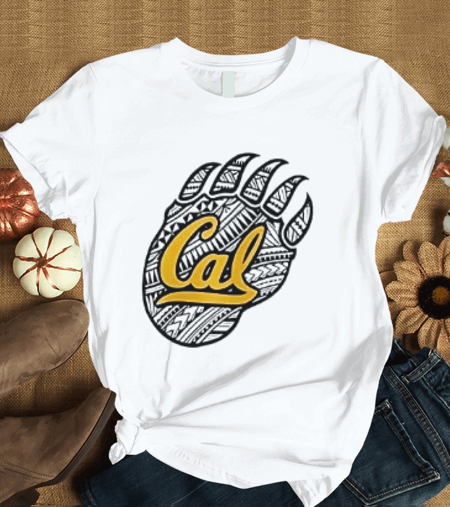 Cal Bears Football From The Bay To The Islands Bear Claw T-Shirt