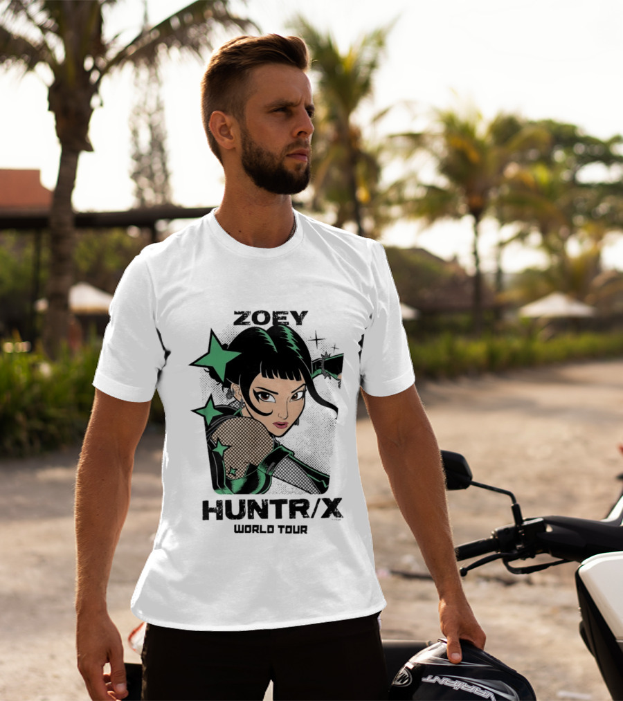 Zoey Huntr/X Girlz Tour Kpop Demon Hunters T-Shirt