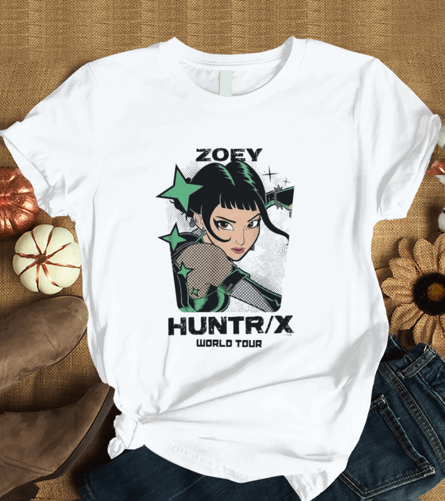 Zoey Huntr/X Girlz Tour Kpop Demon Hunters T-Shirt